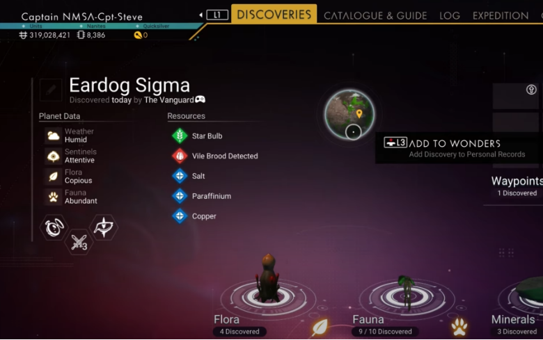 Eardog Sigma Planet No Man's Sky New Update