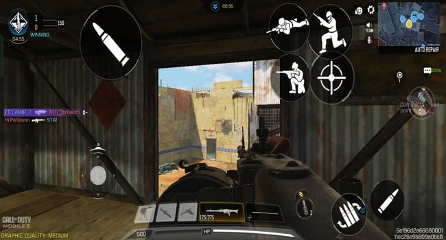 Second floor of Firing Range map