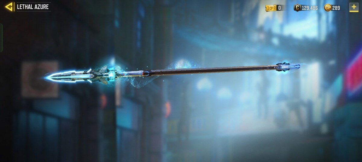 Spear - Striking Azure Legendary Melee in COD Mobile