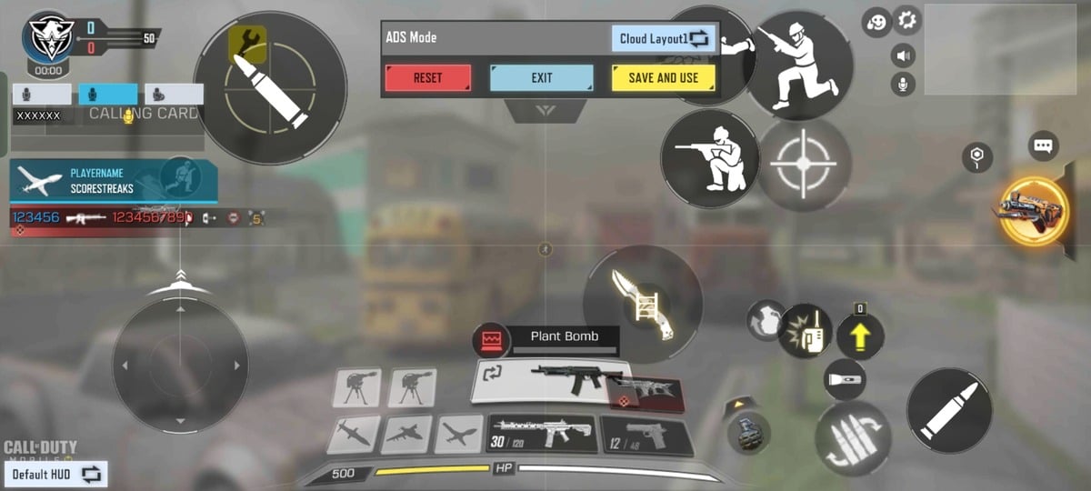 4-Finger Claw Layout in Call Of Duty Mobile