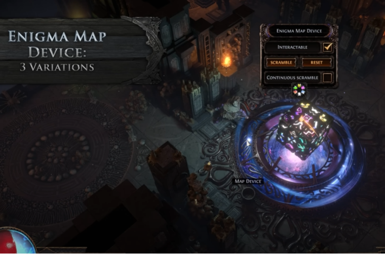 Enigma Map Puzzles Device PoE