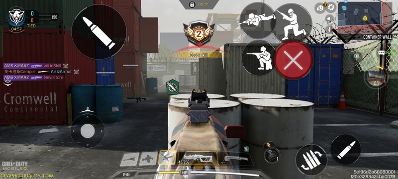 ADS Open of PP19 Bizon SMG with double kill streak in Shipment Map COD Mobile