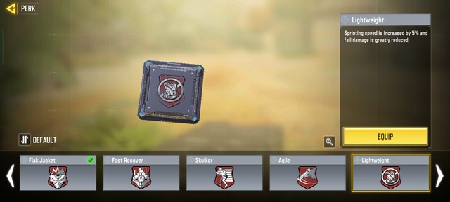 Lightweight Perk in COD Mobile