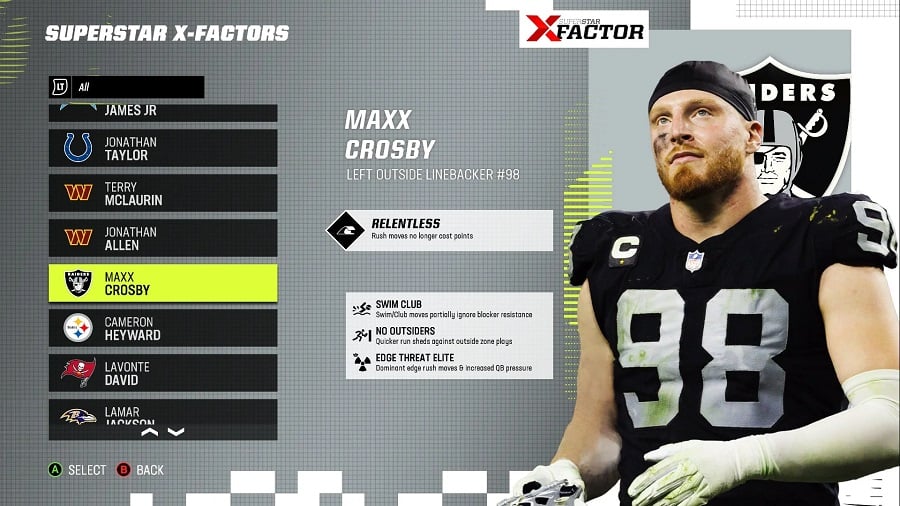 Madden NFL 23 Maxx Crosby