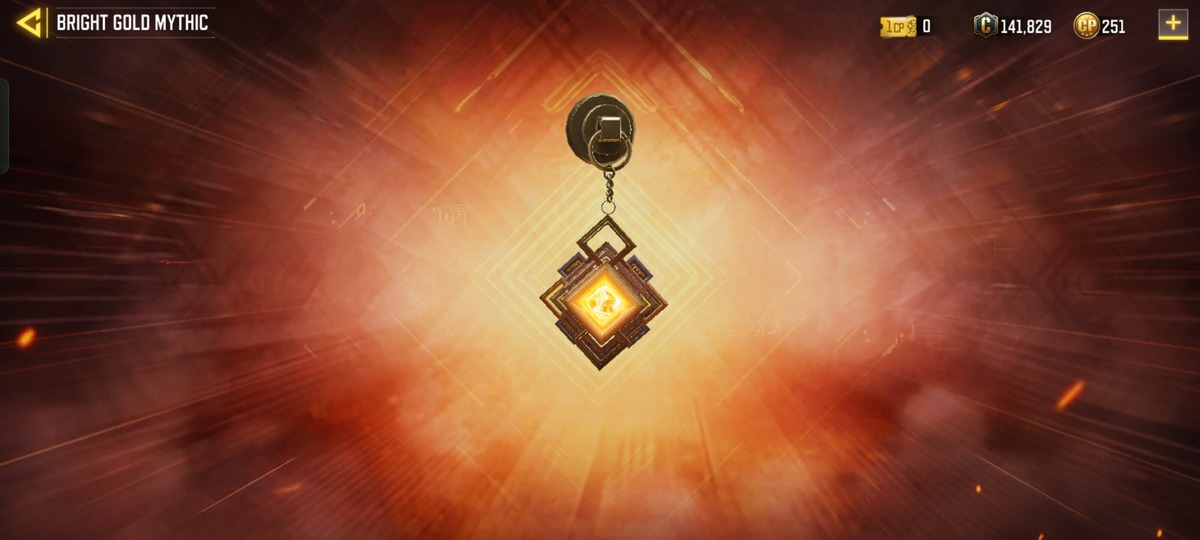 Bright Gold Charm in COD Mobile