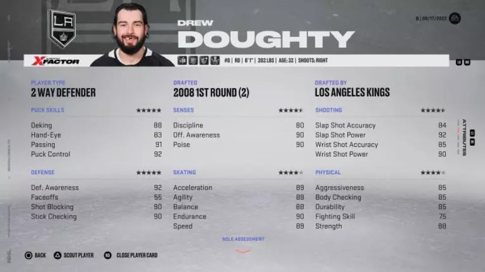 NHL 23 Drew Doughty 