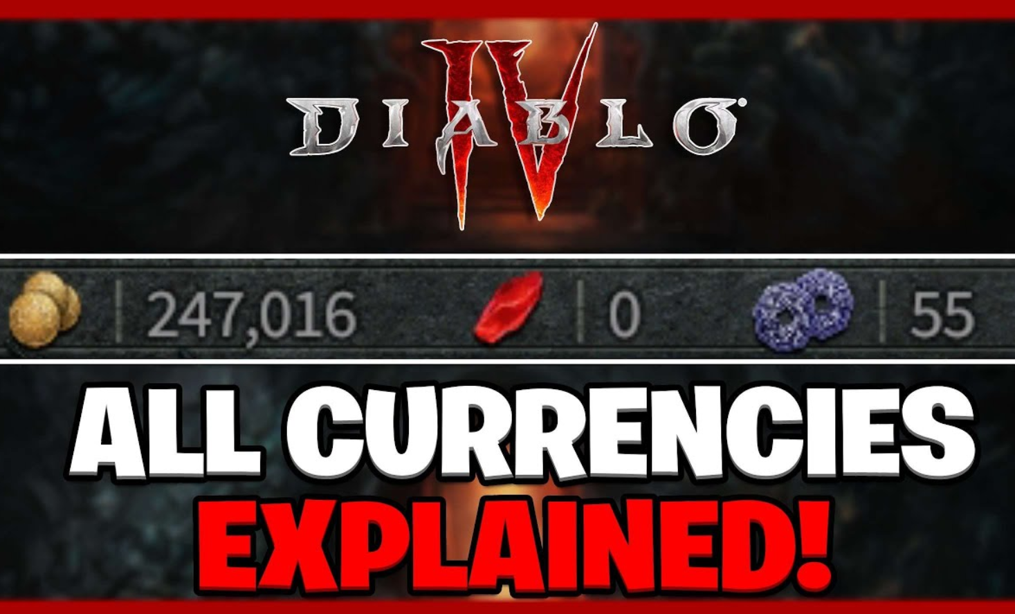 Diablo 4 in-game Currency Explained - Gold, Runes, Obols, Red Dust, and More!