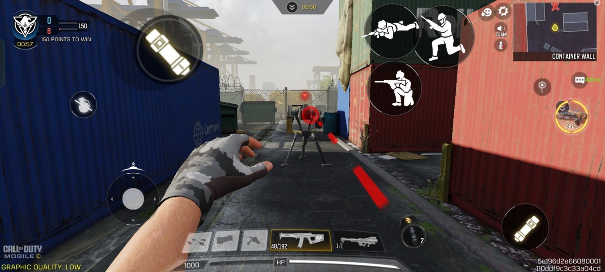 Throwing EMP Grenade on the Sentry Gun of an enemy in COD Mobile