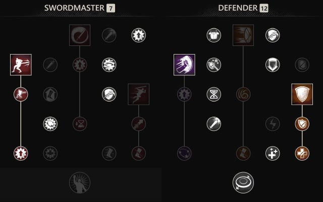 New World The Sword and the Shield Skill Tree