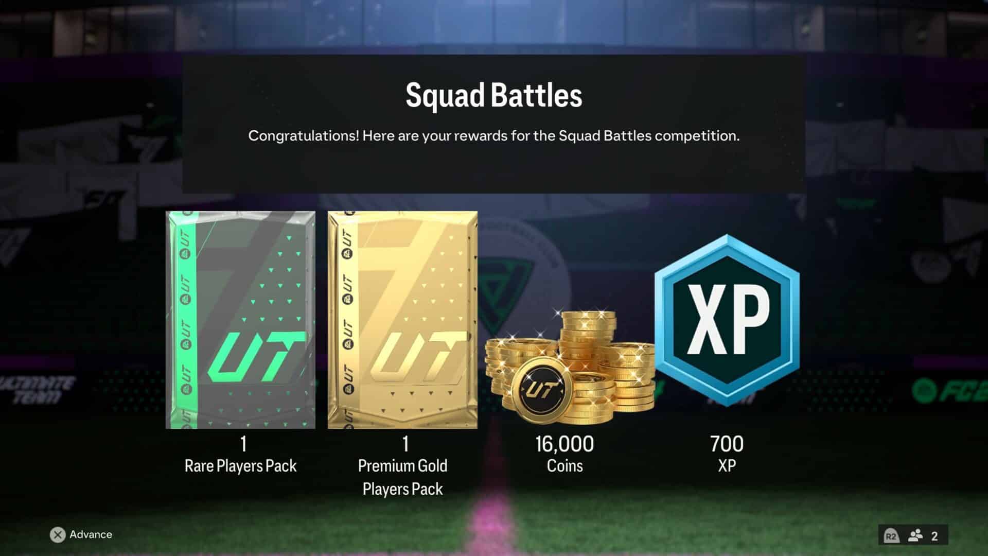 FC 24 Squad Battle Rewards