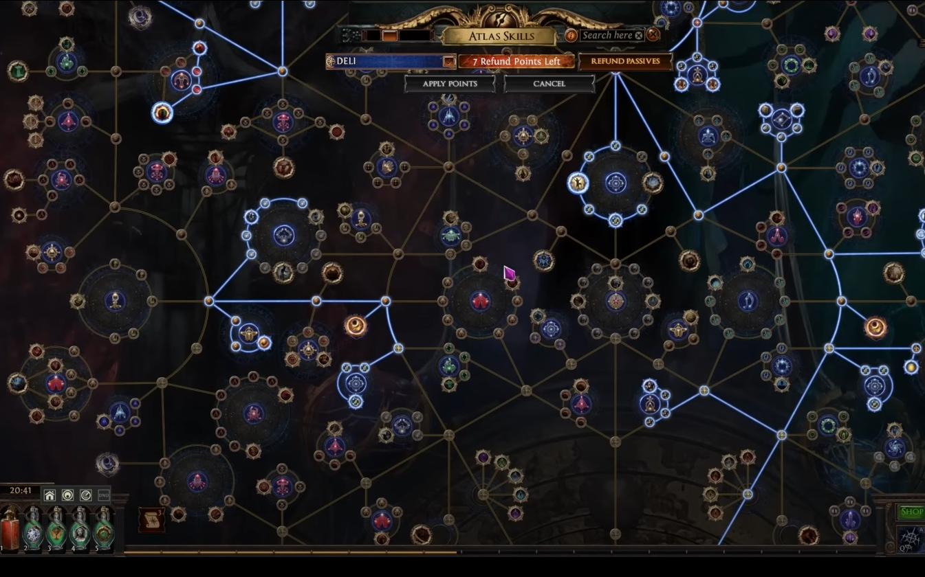 PoE Settlers of Kalguur League Mageblood Farm Cat Atlas T16/T17 Map Atlas Tree