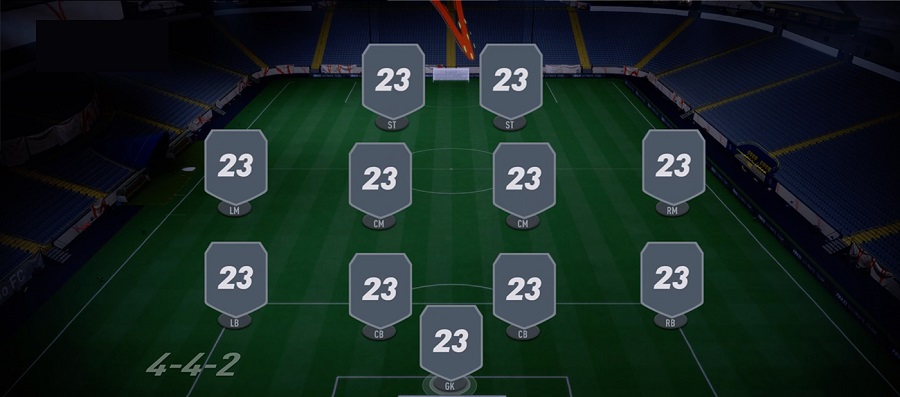 FIFA 23 4-4-2 formation