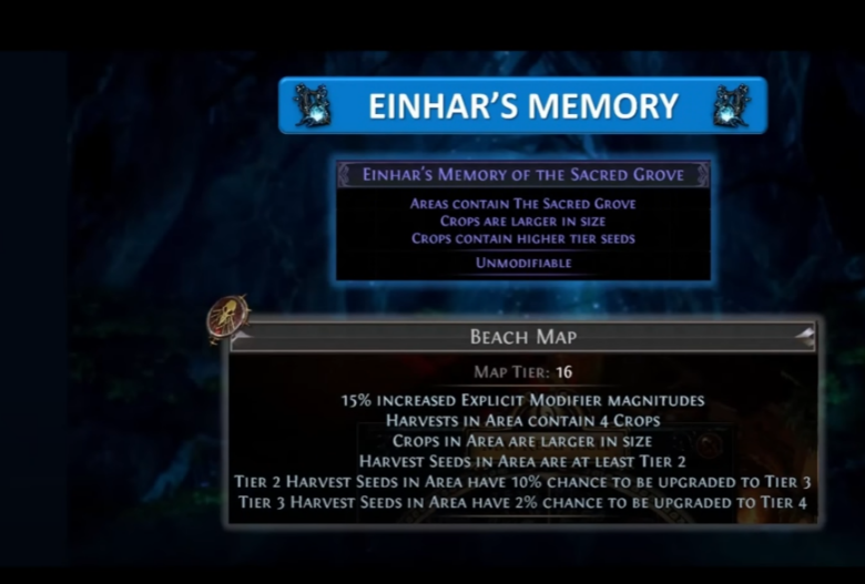 Einhar's Memory PoE Settlers of Kalguur League