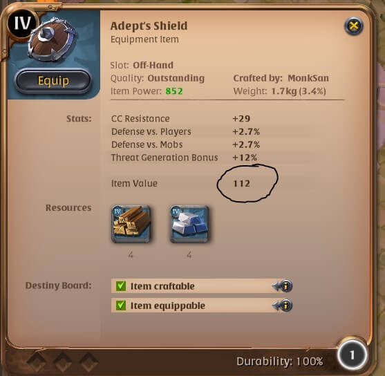Albion Online Taxes