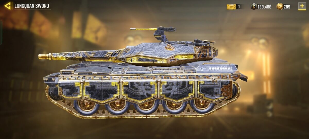 Tank - Dynastic Gold in COD Mobile