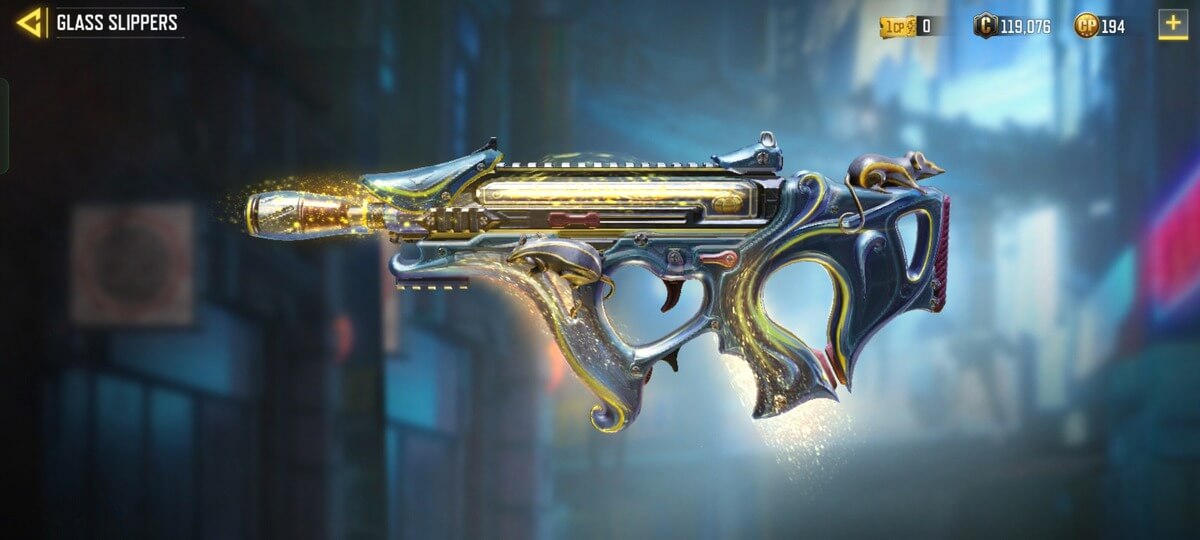 PDW-57 - Glass Slipper legendary weapon SMG in COD Mobile