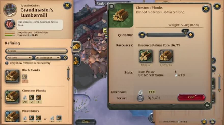 Easy calculation of Resources, Route and more 📟 Albion Online 2D