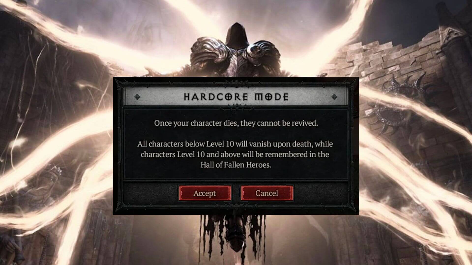 Diablo 4 Hardcore Mode