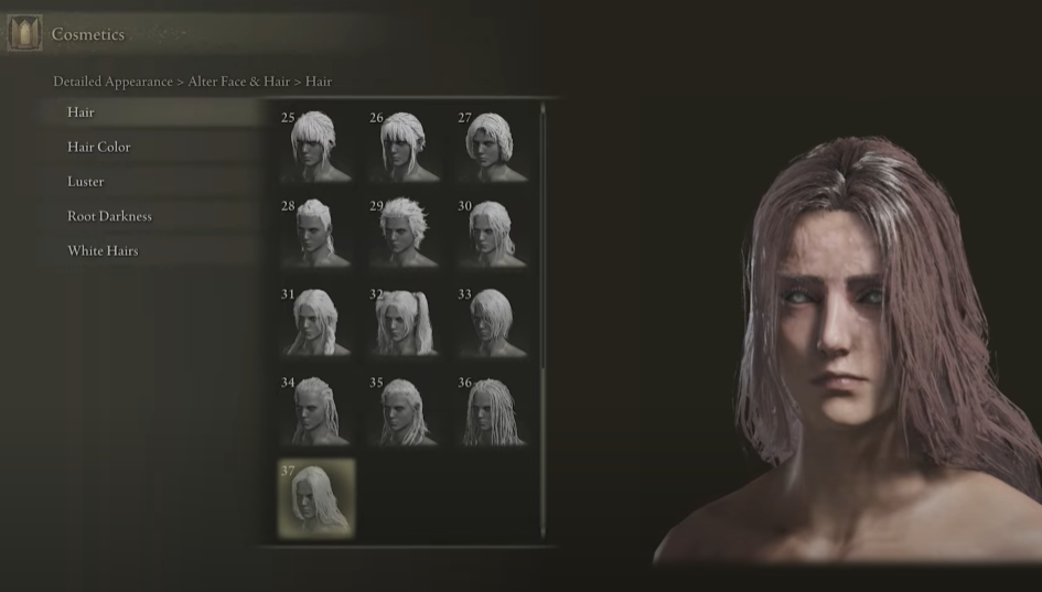 Character Customization - New Hair Styles in Elden Ring Patch 1.12