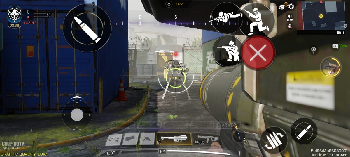 Aiming FMJ Launcher on the Sentry gun placed by an enemy in COD Mobile