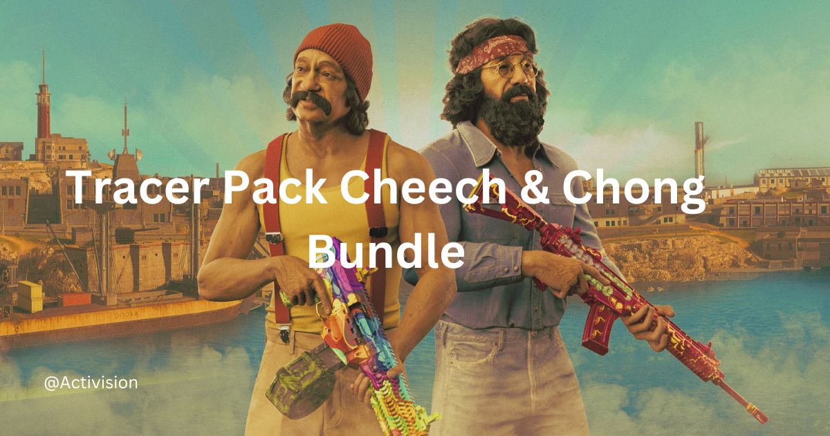 Warzone Mobile Season 3 Tracer Pack Cheech & Chong Bundle poster containing two character skins