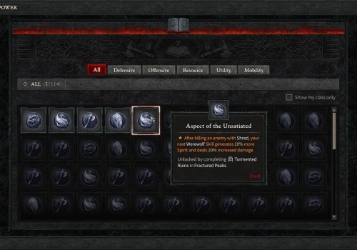 Diablo IV Guide to Get Aspect of the Unsatiated