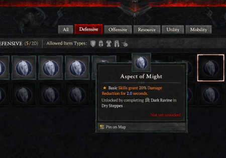 Diablo IV Guide to Get Aspect of Might