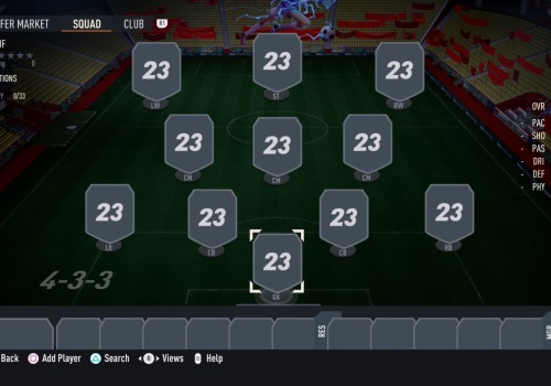 The Best Formations To Use Online in FIFA 23