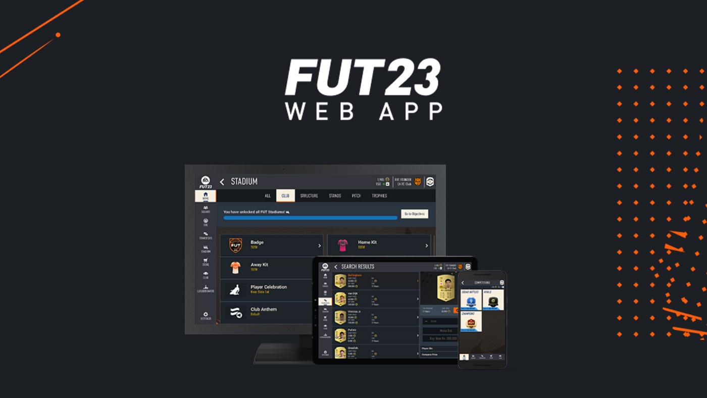 FUT Web App FIFA, Software